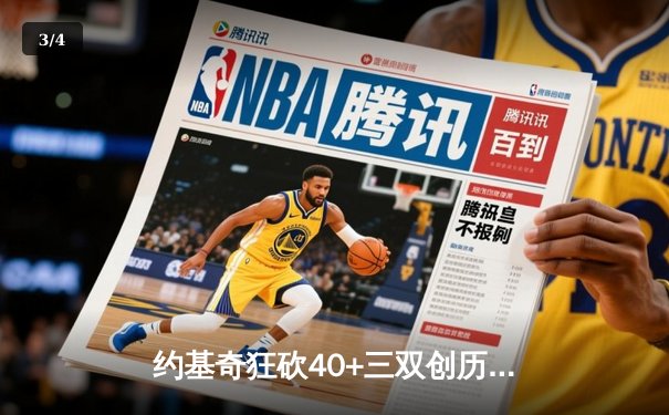 约基奇狂砍40+三双创历史，掘金加时险胜勇士迎六连胜 - 3